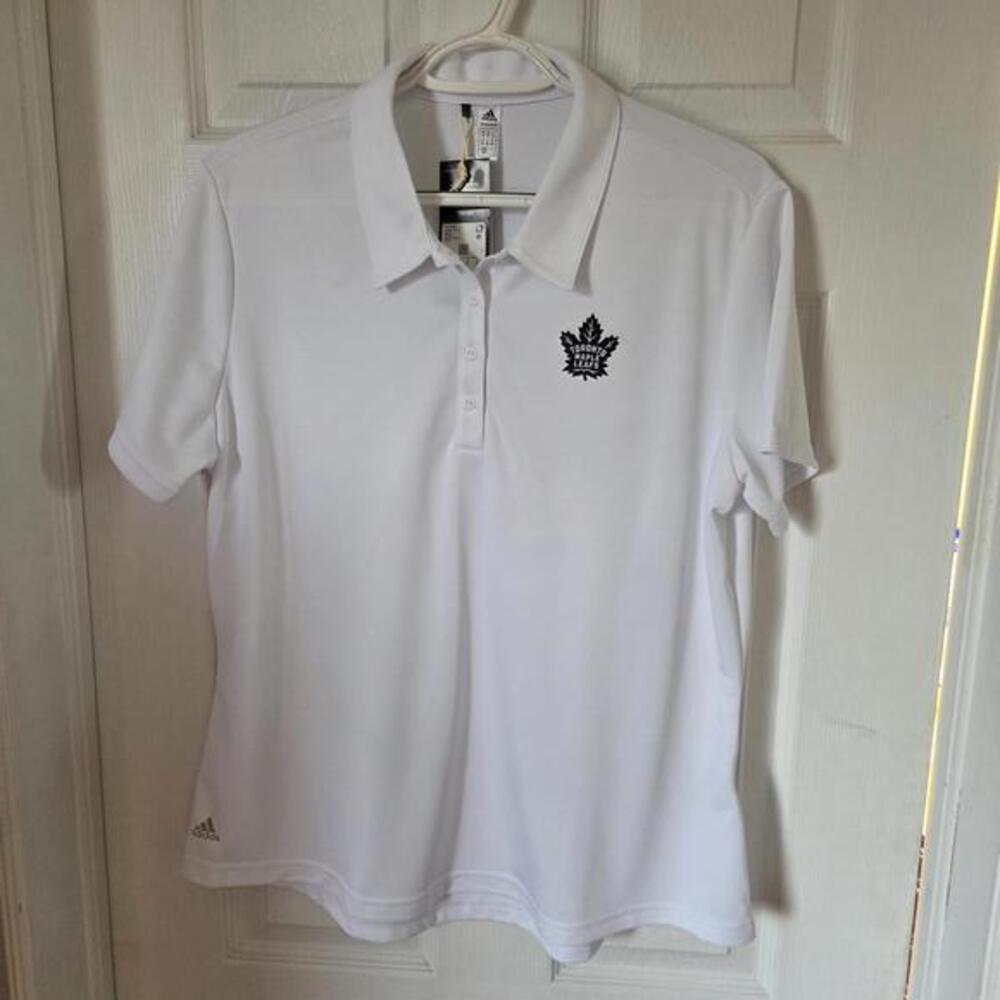 Adidas Maple Leaf Fans - Get Ready for Round 2 Ladies‎ Polo Shirt - L